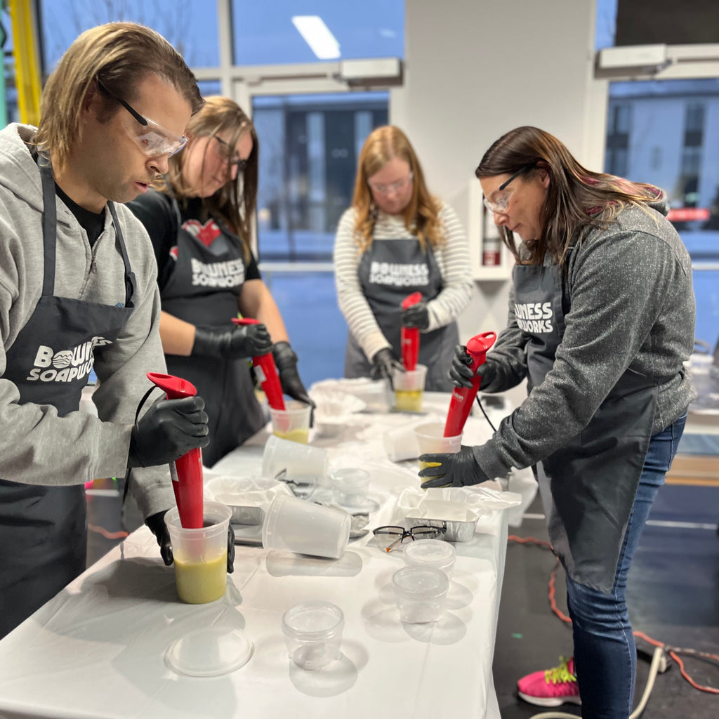 Calgary Team Building Experience… Making Handmade Soap! BownessSoapworks