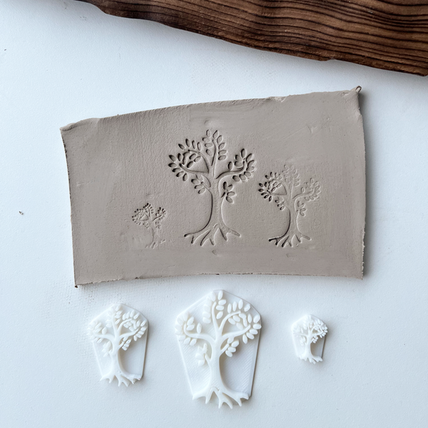 Tree of Life (Set of 3) Textured Stamp