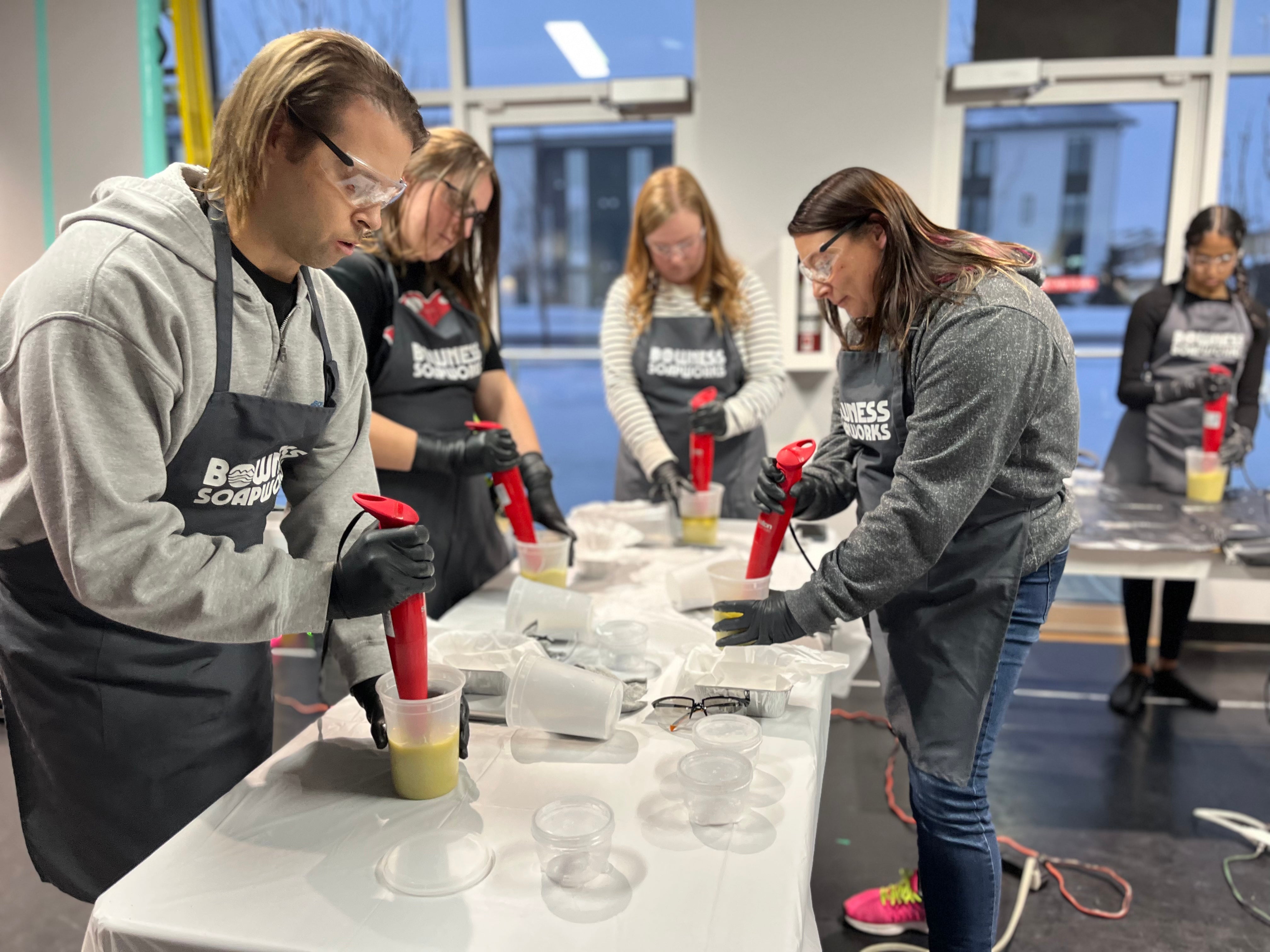 Calgary Team Building Experience… Making Handmade Soap! BownessSoapworks