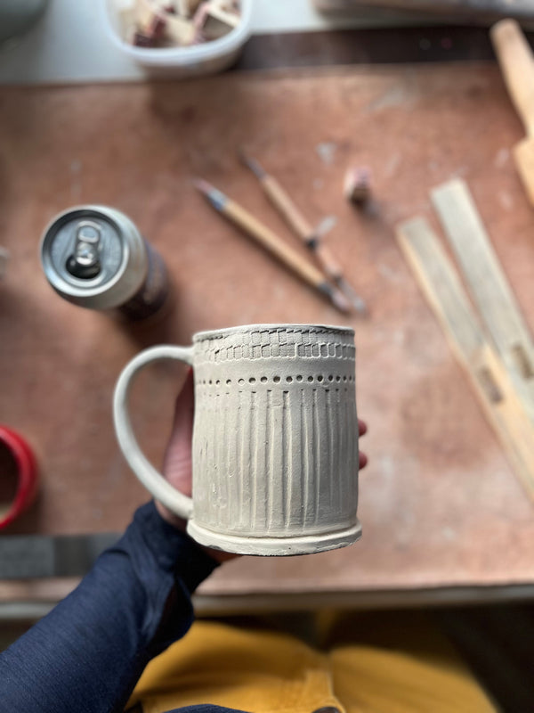 March 4| 6pm | Ceramic Beer Stein Pottery Handbuilding
